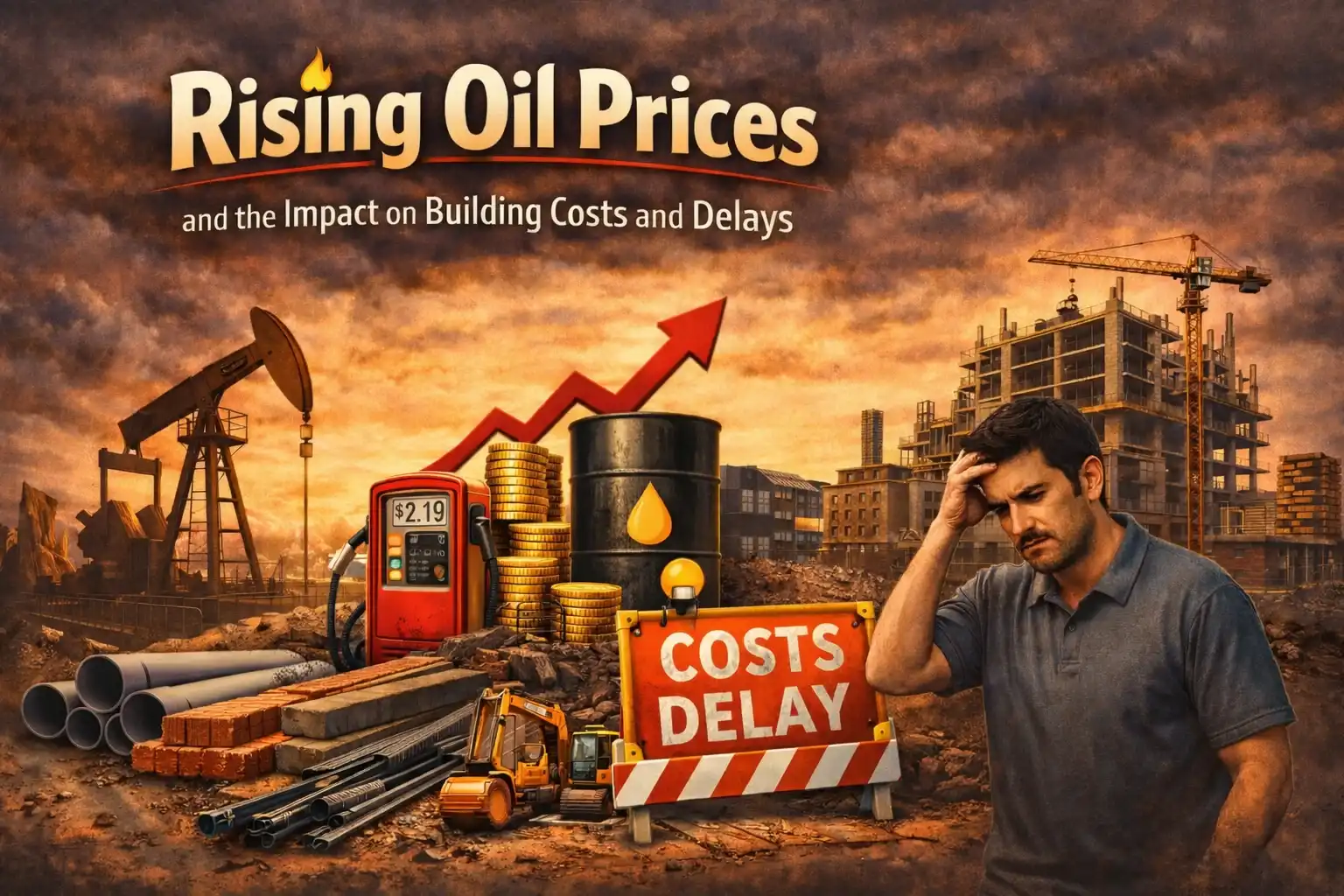 image of oil price soaring