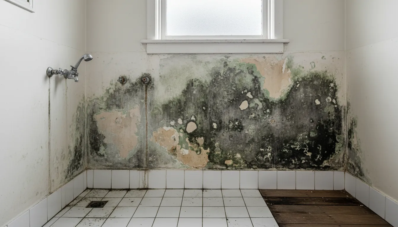 Moisture ingress, damp and mould (especially wet areas)
