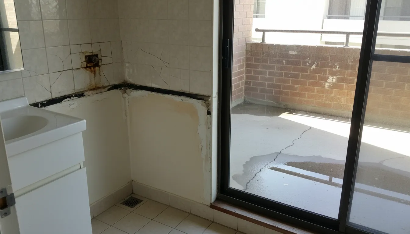 Bathroom, balcony and waterproofing defects (houses and apartments)