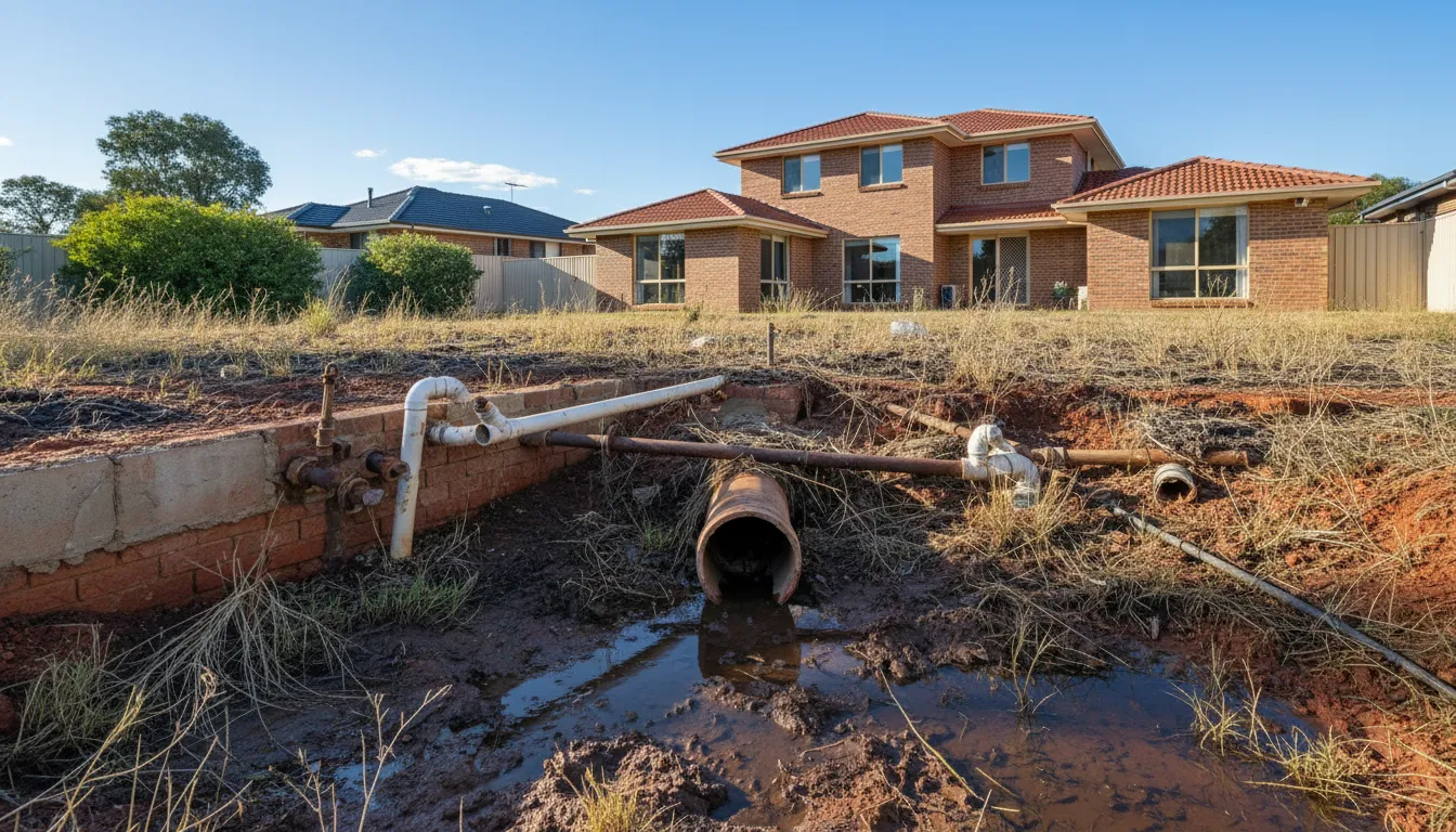 Plumbing and drainage problems