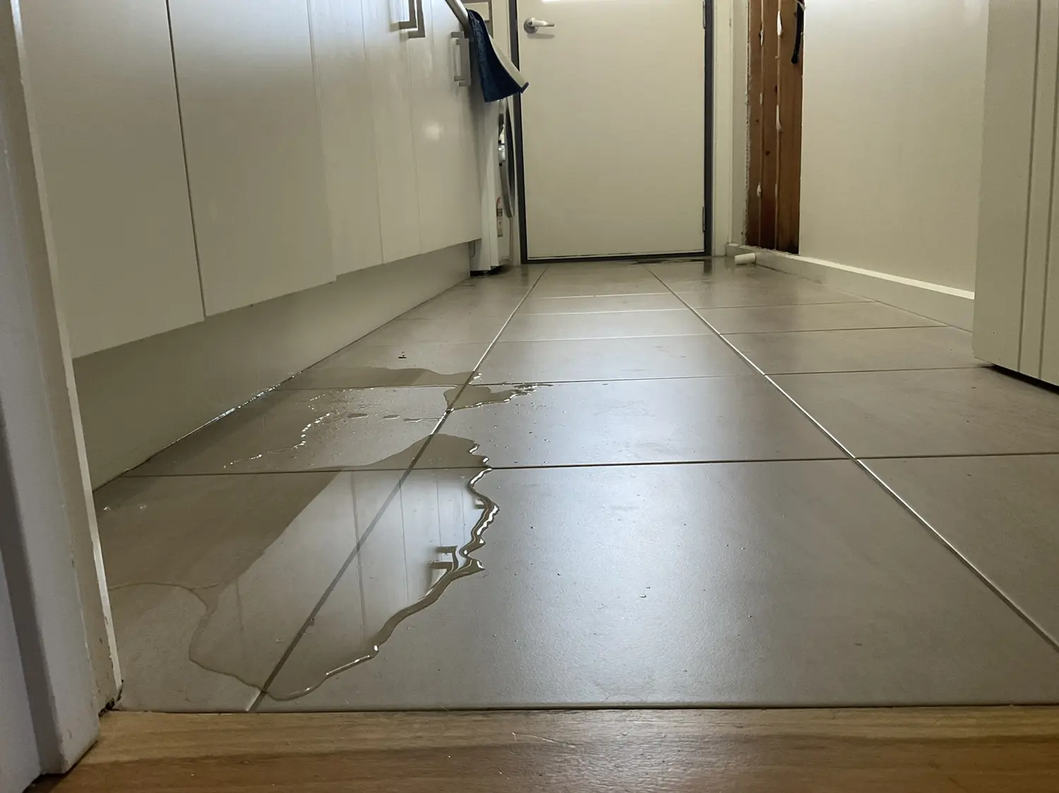 Leaking faucet indicating property defect requiring inspection