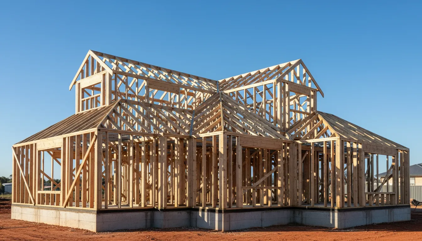 Frame stage is where structural lines get locked in.