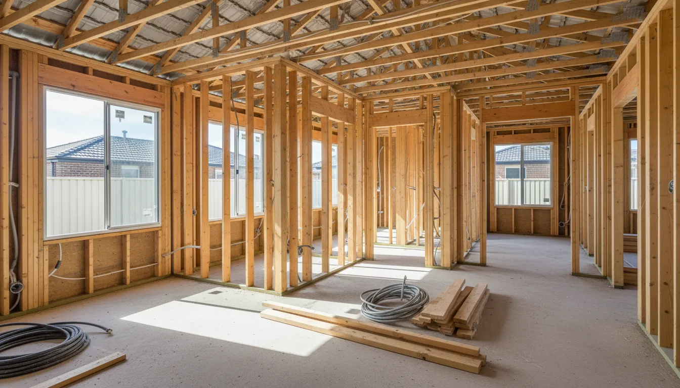 Many builders call this “lock-up” or “pre-plaster”. It is a high-risk stage because the next step hides a lot of evidence.